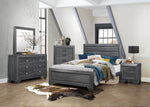 Beechnut Contemporary Gray Wood Queen Bed