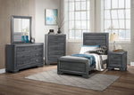 Beechnut Contemporary Gray Wood Twin Bed