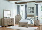 Beechnut Contemporary Natural Wood Twin Bed