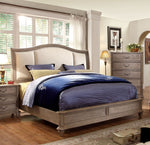 Belgrade II Cal King Bed with Fabric Headboard