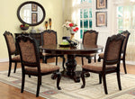 Bellagio Brown Cherry Round Dining Table