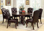 Bellagio Brown Cherry Round Dining Table