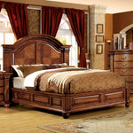 Bellagrand Antique Tobacco Oak Queen Bed