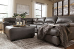 Aberton Gray Oversized Accent Ottoman