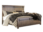 Lakeleigh Brown Wood King Panel Bed