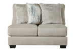 Ardsley 4-Pc Pewter Fabric RAF Sectional Sofa