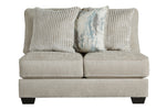 Ardsley 5-Pc Pewter Fabric LAF Sectional Sofa