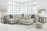 Ardsley 5-Pc Pewter Fabric LAF Sectional Sofa