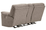 Cavalcade Slate Double Power Recliner Loveseat