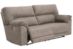 Cavalcade Slate 2-Seat Power Recliner Sofa (Oversized)