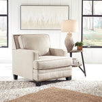 Claredon Contemporary Linen Fabric Chair