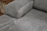 Coombs Charcoal Fabric Manual Recliner Loveseat