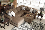 Graftin 3-Pc Teak LAF Sectional Sofa (Oversized)