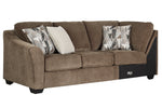 Graftin 3-Pc Teak RAF Sectional Sofa (Oversized)