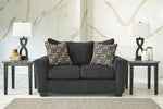 Wixon Slate Fabric Loveseat