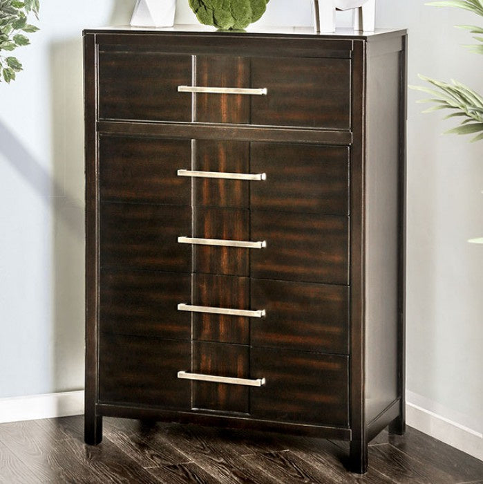 Berenice Espresso Solid Wood Chest