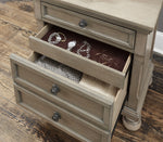 Bethel Wire Brushed Wood Nightstand