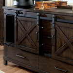 Bianca Dark Walnut Wood Dresser