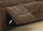 Bill Brown Fabric Manual Recliner Sofa