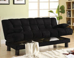 Bonifa Elephant Skin Microfiber Futon Sofa