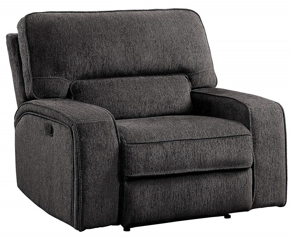 Borneo Chocolate Fabric Manual Recliner