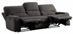 Borneo Chocolate Fabric Manual Recliner Sofa