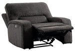 Borneo Chocolate Fabric Power Recliner