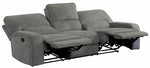 Borneo Mocha Fabric Manual Recliner Sofa