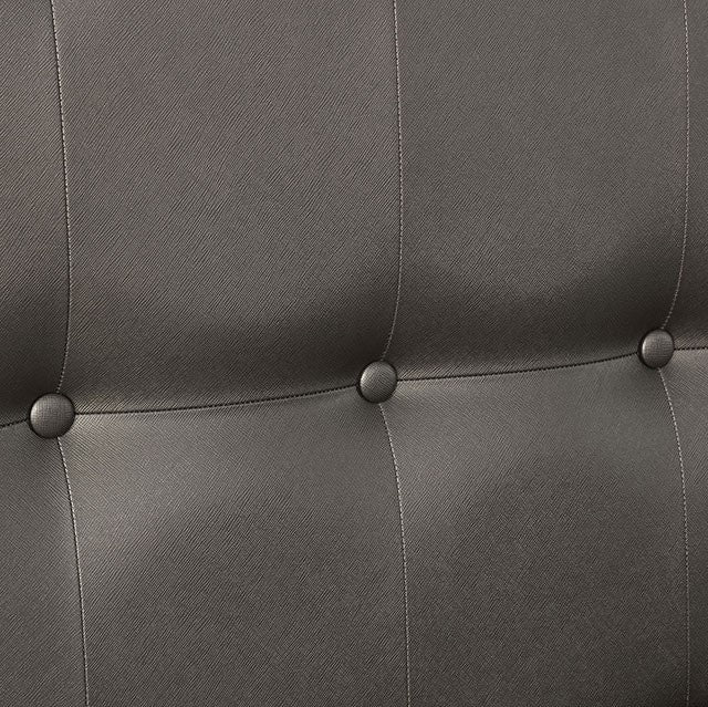 Brachium Dark Gray/Silver King Panel Bed