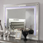 Brachium Silver Wood Frame Dresser Mirror