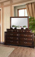 Brandt Brown Cherry Wood Frame Mirror