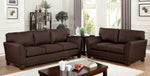 Caldicot Brown Tight Woven Chenille Loveseat