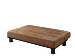 Callie Brown Microfiber Click-Clack Sofa Bed