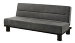 Callie Graphite Microfiber Click-Clack Sofa Bed