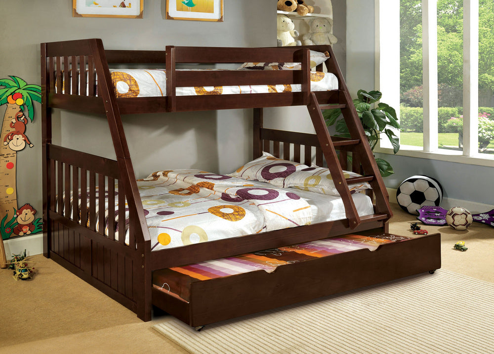 Canberra Twin over Full Bunk Bed with Trundle