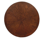 Carlisle Brown Cherry Wood Round Dining Table