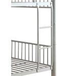 Cayelynn Silver Metal Tube Twin/Twin Bunk Bed