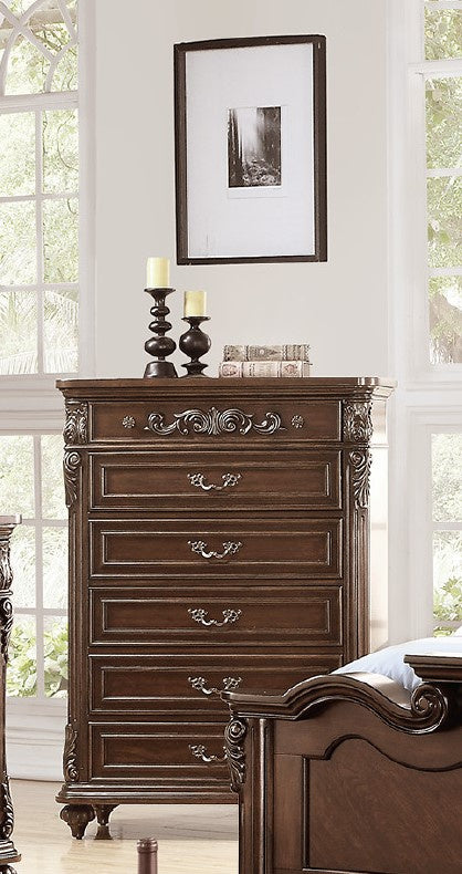 Chiarina Dark Brown Wood Chest