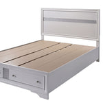 Chrissy White Solid Wood King Bed