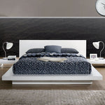 Christie White Wood King Bed (Oversized)