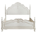 Cinderella Antique White Wood Full Bed