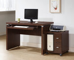 Russell Medium Oak Wood Computer Desk