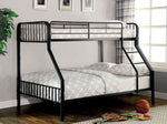 Clement Black Metal Twin/Full Bunk Bed