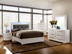 Clementine Contemporary Queen Bed w/LED Lights