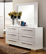 Clementine Contemporary White Dresser