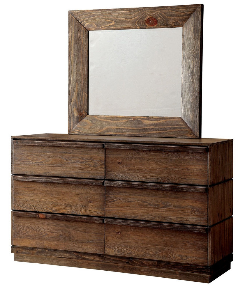 Coimbra Natural Tone Dresser with Mirror