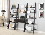 Colella Cappuccino Wood 5-Shelf Ladder Bookcase