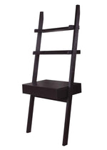 Colella Cappuccino Wood Wall-Leaning Ladder Desk