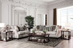 Cornelia Beige Chenille Loveseat