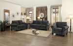 Cornelia Dark Gray Fabric Sofa